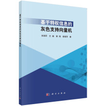 《基于特权信息的灰色支持向量机》[81M]百度网盘|pdf下载|亲测有效