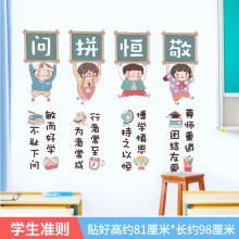 《班主任寄语初中高中班级文化墙布置装饰标语贴画教室励志墙贴贴纸A-学习准则大》[61M]百度网盘|pdf下载|亲测有效