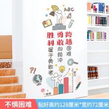 《班主任寄语初中高中班级文化墙布置装饰标语贴画教室励志墙贴贴纸A-不惧困难大》[63M]百度网盘|pdf下载|亲测有效